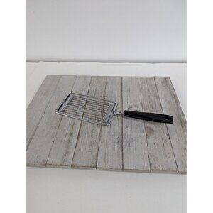 Vintage Ekco Miracle Tomato Slicer Kitchen Gadget Black Handle